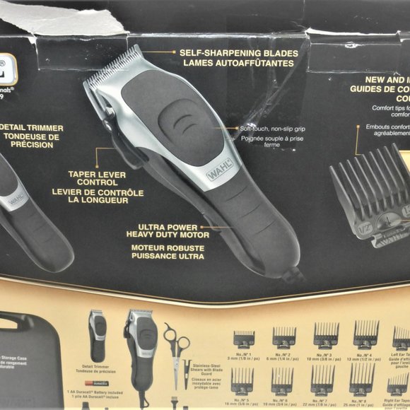 Wahl DELUXE Electric Haircutting & TRIMMING KIT Men's Shaver Beard Trimmer - Picture 10 of 14